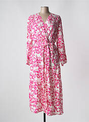 Robe longue rose CHRISTY pour femme seconde vue