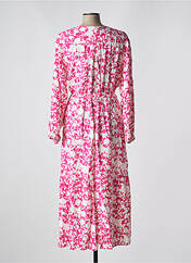 Robe longue rose CHRISTY pour femme seconde vue