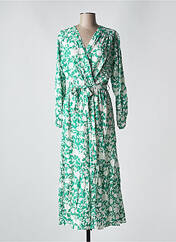 Robe longue vert CHRISTY pour femme seconde vue