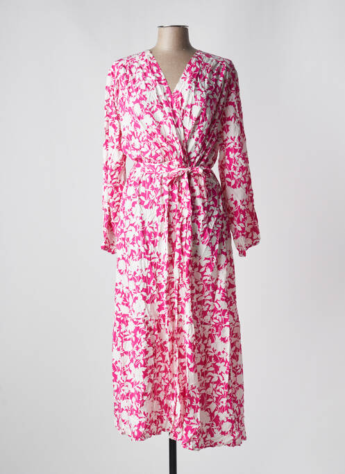 Robe longue rose CHRISTY pour femme