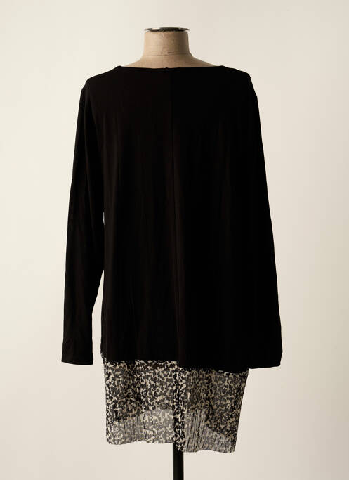 Tunique manches longues noir TEHANA pour femme