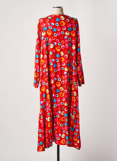 Robe longue rouge TEHANA pour femme