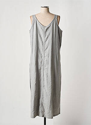 Robe longue sans manche sans manche gris EFFET MER femme