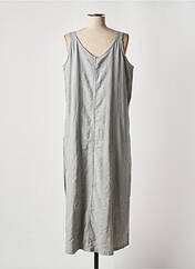 Robe longue gris EFFET MER pour femme seconde vue