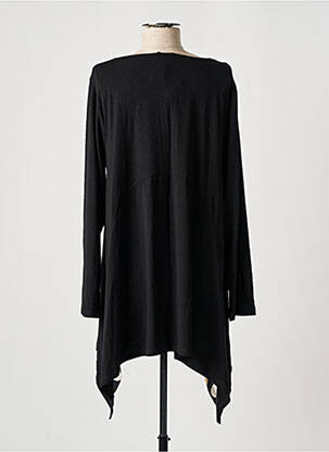 Tunique manches longues imprimé fantaisie noir TEHANA femme