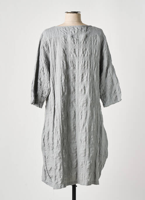 Robe mi-longue gris EFFET MER pour femme