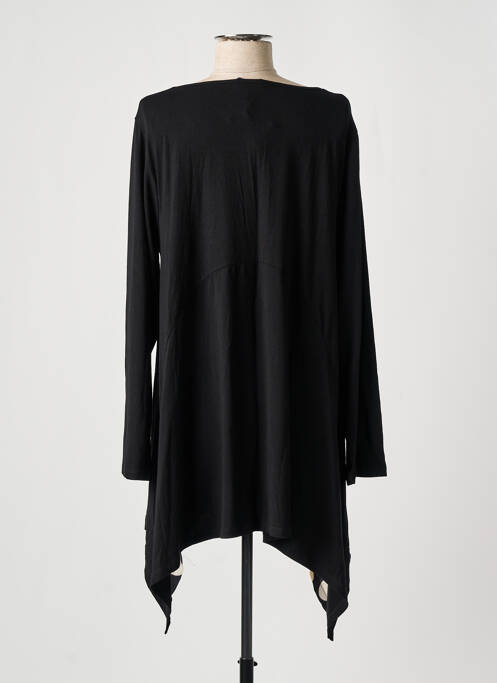 Tunique manches longues noir TEHANA pour femme