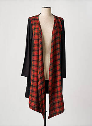 Veste casual manches longues orange TEHANA femme