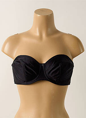 Soutien-gorge effet matière satinée haut soutien-gorge balconnet noir FANTASIE femme
