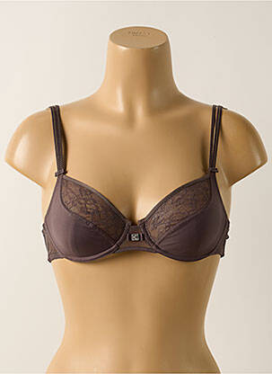 Soutien-gorge effet matière satinée haut soutien-gorge emboitant rouge CHANTELLE femme