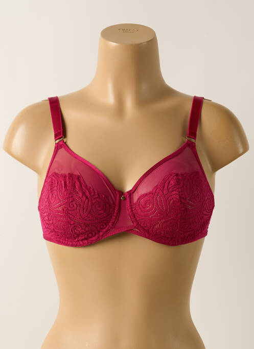 Soutien-gorge légère et transparente haut soutien-gorge emboitant rose CHANTELLE femme