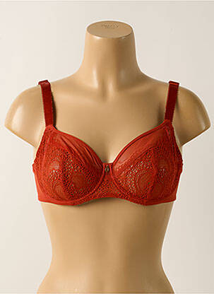 Soutien-gorge légère et transparente haut soutien-gorge emboitant orange FANTASIE femme