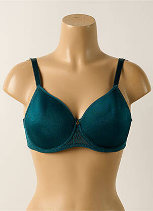 Soutien-gorge effet matière satinée haut soutien-gorge moulé vert FANTASIE femme