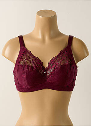 Soutien-gorge effet matière satinée haut soutien-gorge emboitant violet FANTASIE femme
