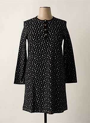 Chemise de nuit stretch noir BISBIGLI femme