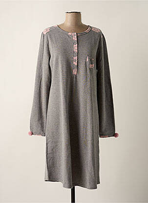 Chemise de nuit gris MASSANA pour femme