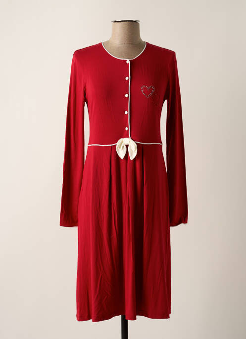 Chemise de nuit rouge MISS BISBIGLI pour femme