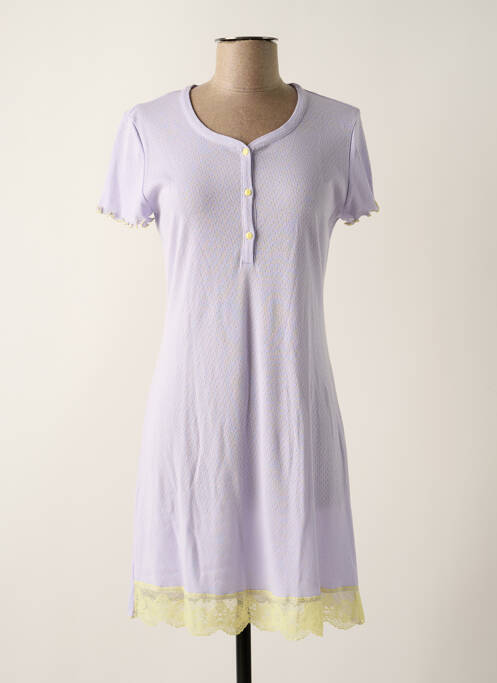 Chemise de nuit violet GLORIA BARONI pour femme