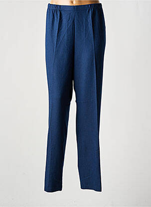 Pantalon slim taille élastique taille normale bleu GUY DUBOUIS femme
