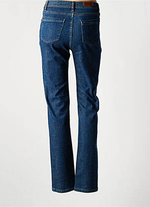 Jeans coupe slim stretch taille haute bleu LUCCHINI femme
