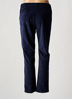 Pantalon chino fermeture zippée sous rabat boutonné taille normale bleu GRIFFON femme