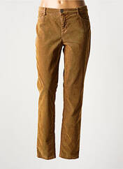 Pantalon slim marron STARK pour femme seconde vue