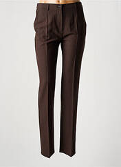 Pantalon slim marron TELMAIL pour femme seconde vue