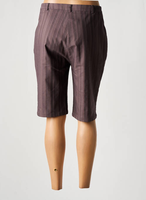 Corsaire poches taille haute violet GRIFFON femme