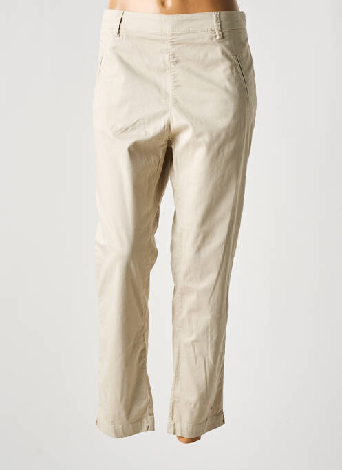 Pantalon 7/8 beige LUCCHINI pour femme