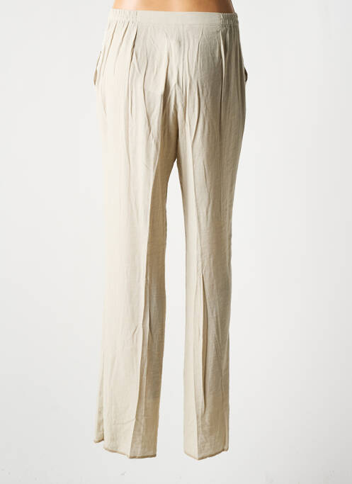 Pantalon droit beige GRIFFON pour femme