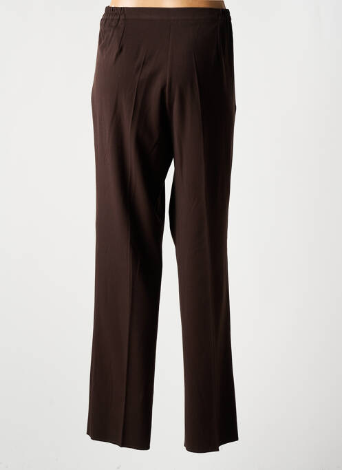 Pantalon droit marron GRIFFON pour femme