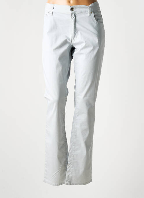 Pantalon slim gris LUCCHINI pour femme