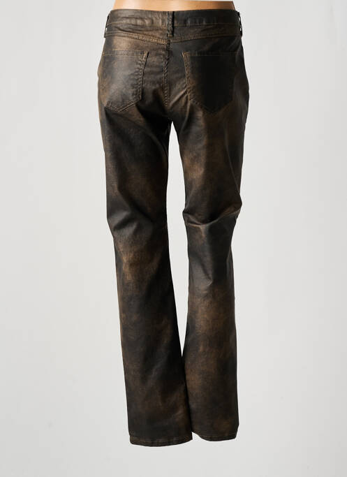 Pantalon slim marron PAUSE CAFE femme