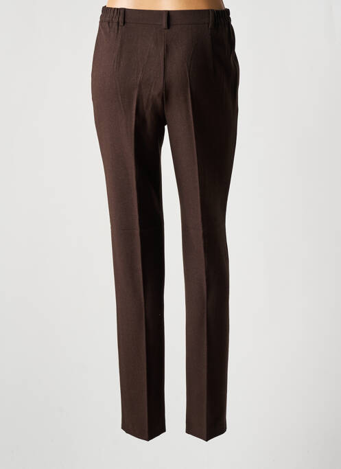 Pantalon slim marron TELMAIL pour femme