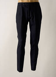 Pantalon chino tissage popeline taille normale noir DELAHAYE homme