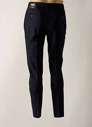 Pantalon chino tissage popeline taille normale noir DELAHAYE homme