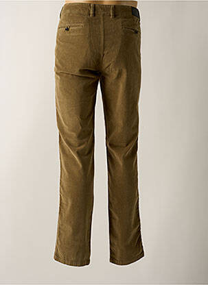 Pantalon chino poches taille normale vert DELAHAYE homme