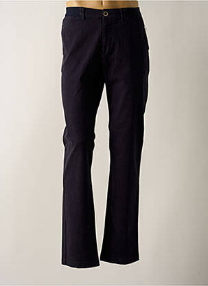 Pantalon chino stretch taille normale bleu COFOX homme