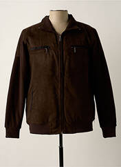 Blouson marron GIORGIO BELLINI pour homme seconde vue