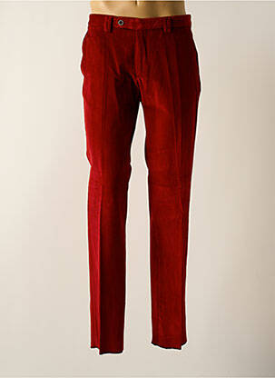 Pantalon chino rouge VELCOREX pour homme