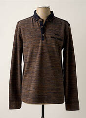 Polo marron DELAHAYE pour homme seconde vue