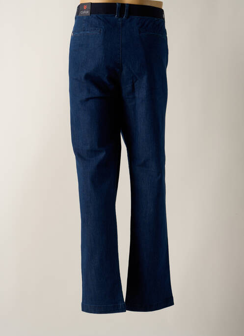 Pantalon chino bleu COFOX pour homme