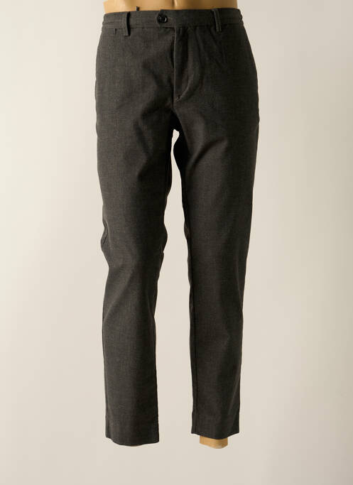 Pantalon chino gris DELAHAYE pour homme