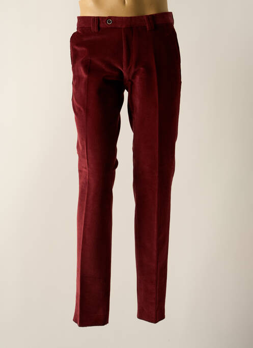 Pantalon chino rouge DUCA VISCONTI pour homme