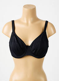 Haut de maillot de bain stretch haut soutien-gorge emboitant noir ELOMI femme