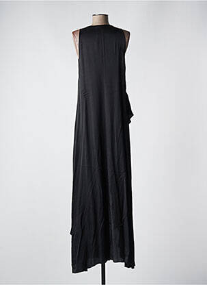 Robe longue sans manche sans manche noir ANGELA DAVIS femme