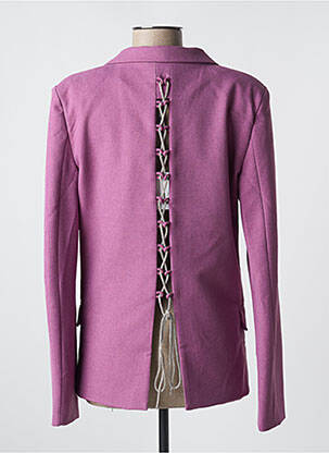 Blazer poches violet LUMINA femme