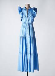 Robe longue bleu ANGELA DAVIS pour femme seconde vue