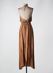 Robe longue marron ANGELA DAVIS pour femme seconde vue