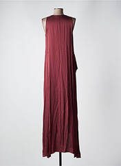 Robe longue rouge ANGELA DAVIS pour femme seconde vue